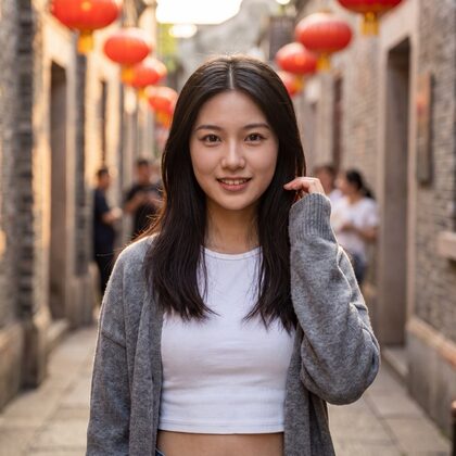 Portrait photograph of Mia Zhang
